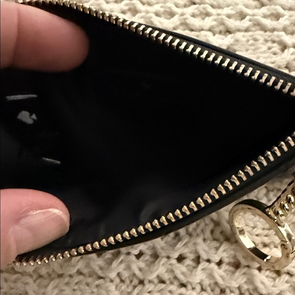 Kate Spade Black Quilted card holder - Picture 6 of 8